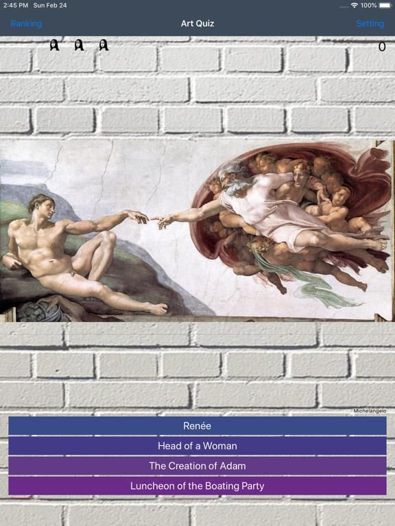 Quiz Art 2019 App Screenshot