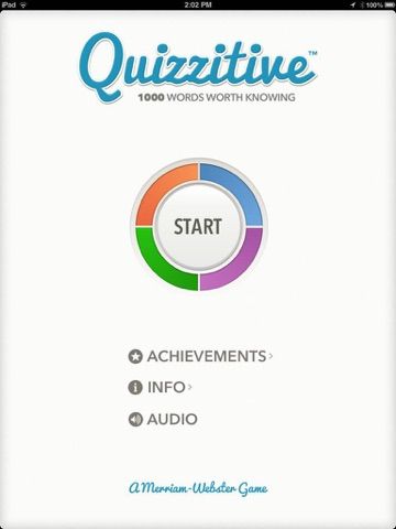 Quizzitive – A Merriam-Webster Word Game game screenshot