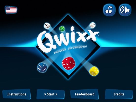 Qwixx game screenshot