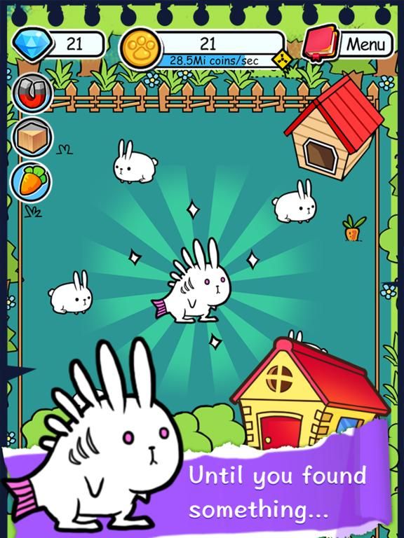 Rabbit Evolution | Tap Coins of the Crazy Mutant Poop Clicker Game game screenshot