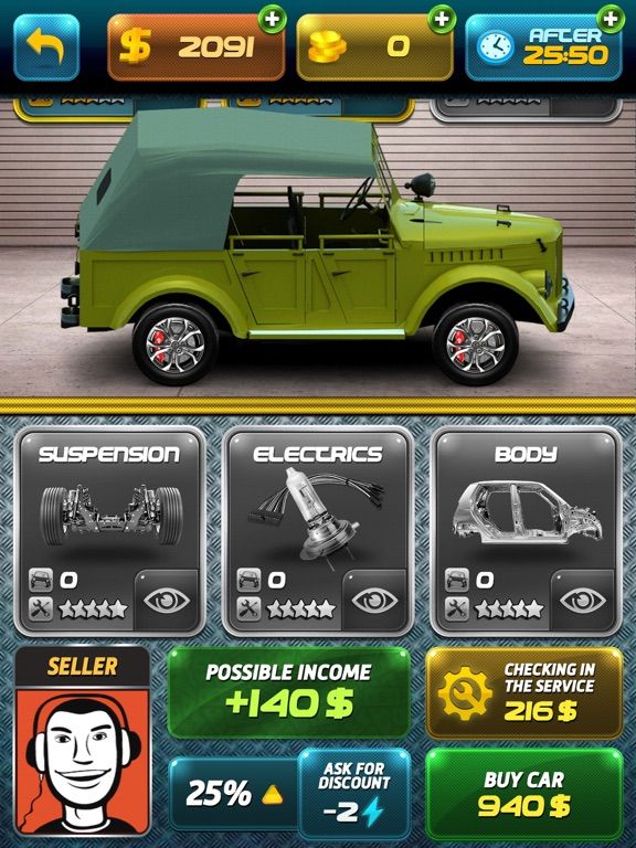 Racer Career Simulator game screenshot