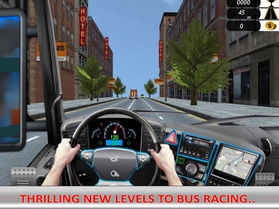Racing Bus: Driving Big Car game screenshot
