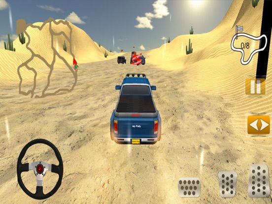 Racing Champion In Desert game screenshot