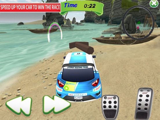 Racing Water Surfing Car App Screenshot