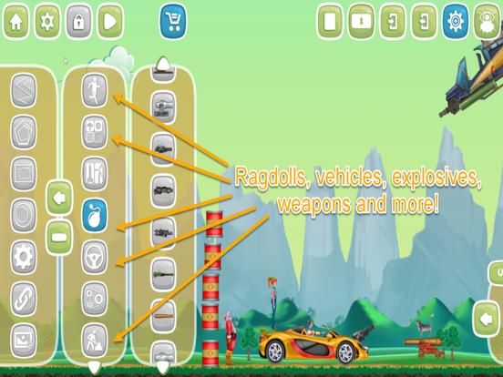Ragdoll Physics Playground Pro App Screenshot