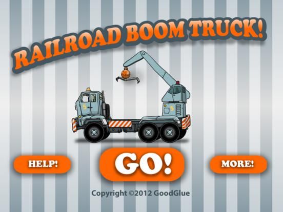 Railroad Boom Truck game screenshot