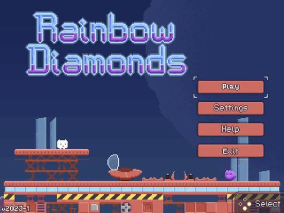 Rainbow Diamonds game screenshot