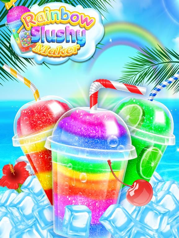 Rainbow Frozen Slushy Truck App Screenshot