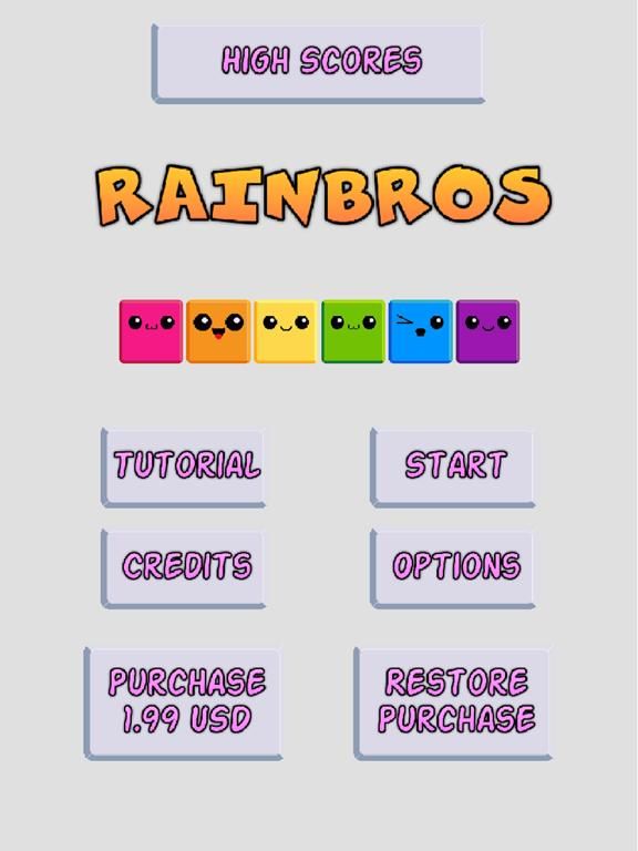 Rainbros Lite game screenshot