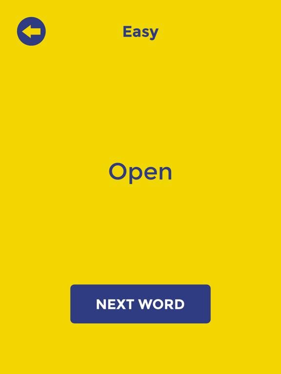 Random Word Generator Cards App Screenshot