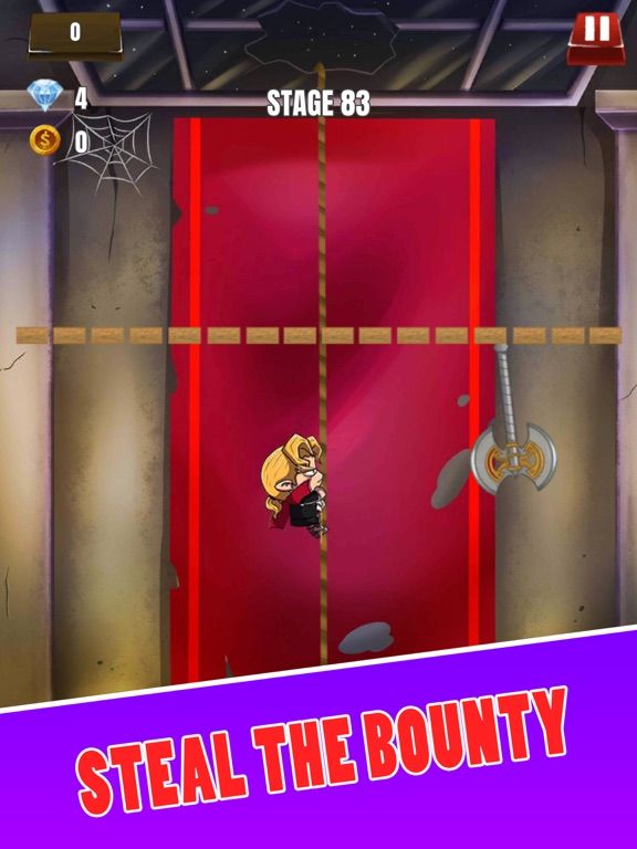 Rappelling Thief App Screenshot