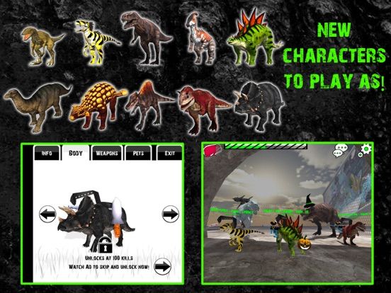 Raptors Online game screenshot