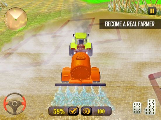 Real Farming Tractor Simulator 3D Game game screenshot