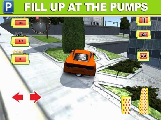 Real Oil Station Parking Skill game screenshot