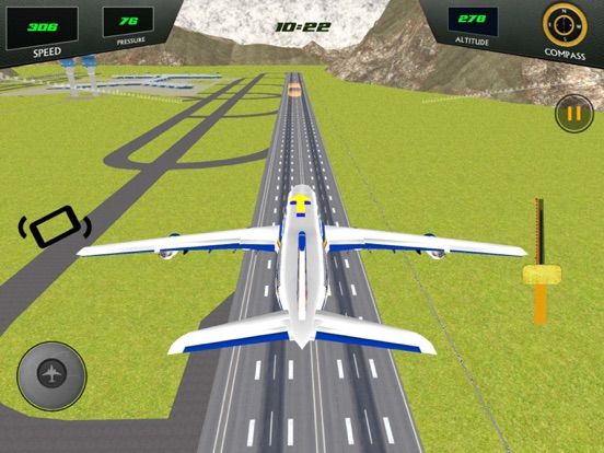 Real Plane Landing Simulator game screenshot