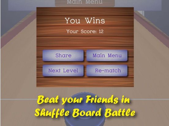 Real ShuffleBoard 3D game screenshot