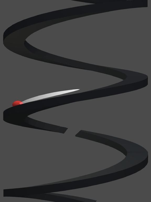 Red Ball Helix App Screenshot