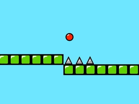 Red Bouncing Ball Spikes Free game screenshot