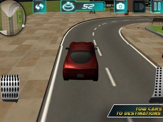 Red Car City Tran Sim game screenshot