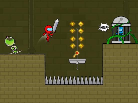Red Stickman game screenshot
