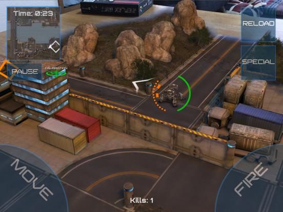 Reflex Unit AR game screenshot