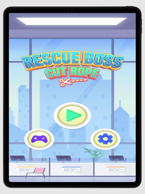 Rescue Boss Cut Rope game screenshot