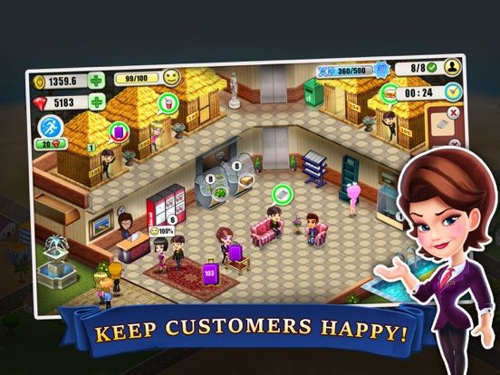 Resort Tycoon game screenshot