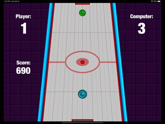 Retro Air Hockey game screenshot