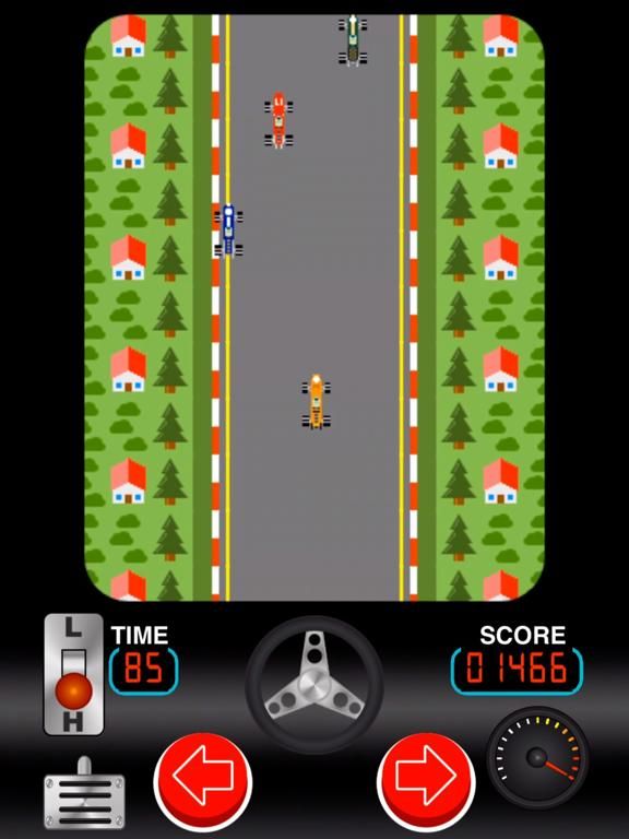 Retro GP game screenshot
