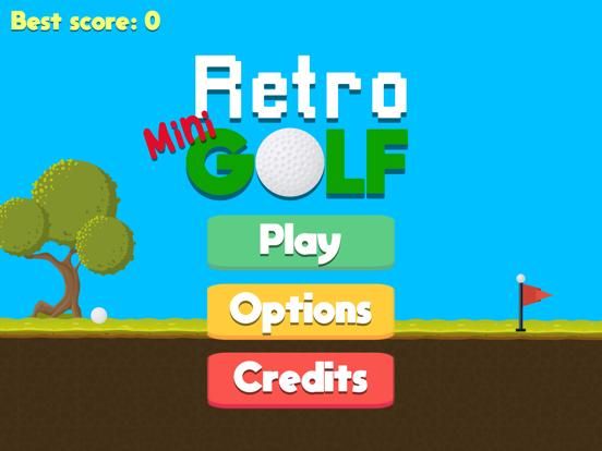 Retro Mini Golf game screenshot
