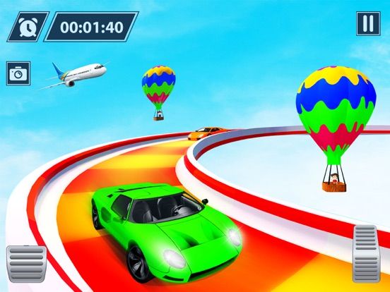 Reverse Car Stunt Driving game screenshot