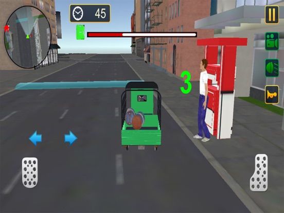 Rickshaw Cargo Transport game screenshot