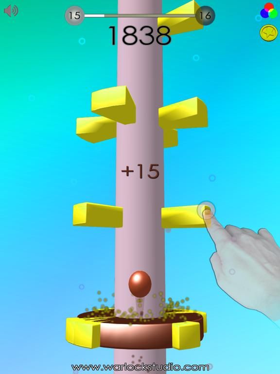 Rise On Top : Ball Jump Game game screenshot