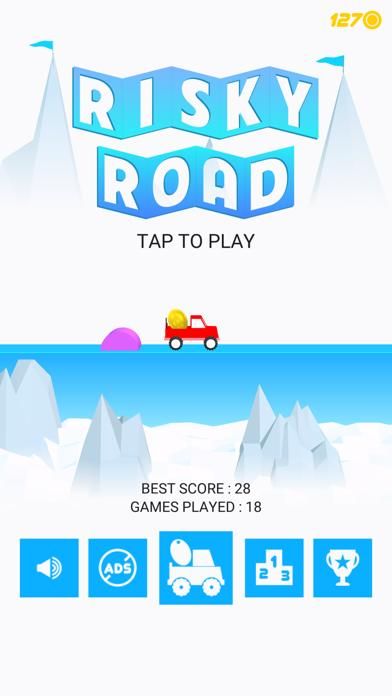 Risky Road game screenshot