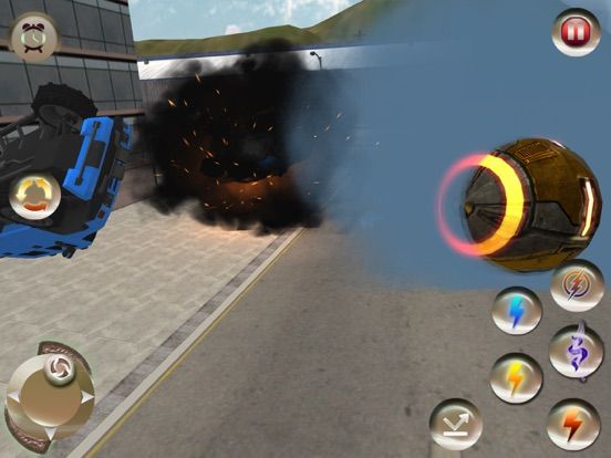Robot Ball Transformation App Screenshot