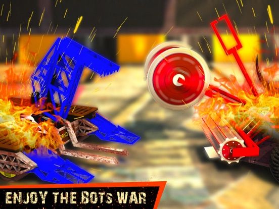 Robot Car Crash Battleship game screenshot