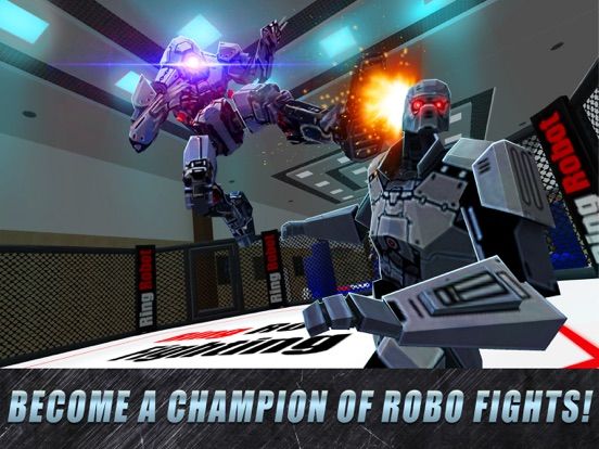 Robot Ring Kungfu Fighting Cup game screenshot