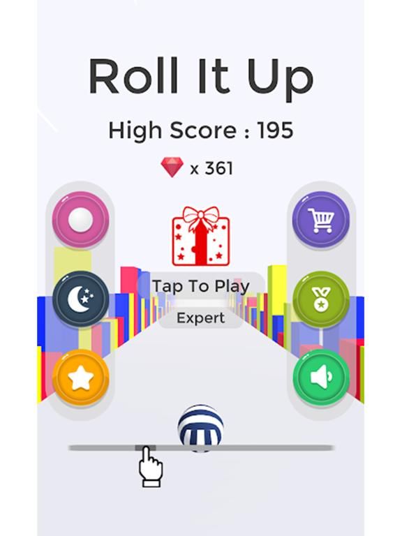 Roll It Up Catch It Up game screenshot