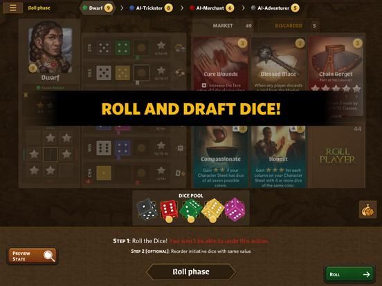 Roll Player game screenshot