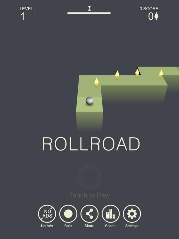 Roll Road game screenshot