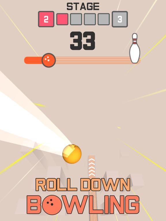 RollDown Bowling game screenshot