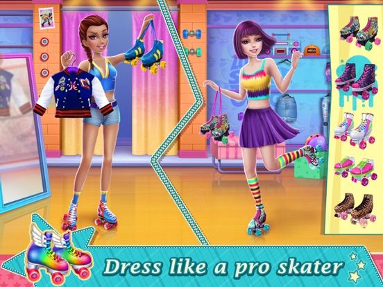 Roller Skating Girls game screenshot