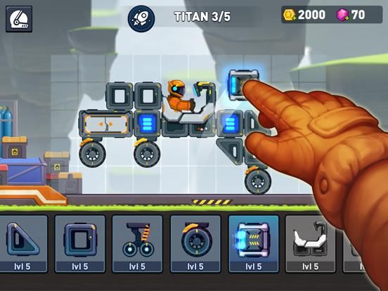 Rovercraft 2 Race a space car App Screenshot