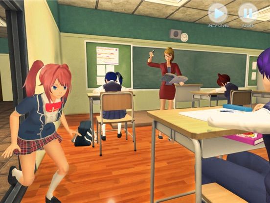 Sakura High School Girl Life game screenshot