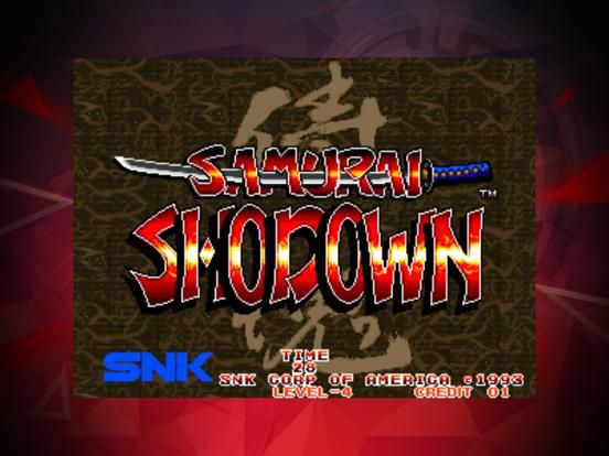 SAMURAI SHODOWN ACA NEOGEO game screenshot