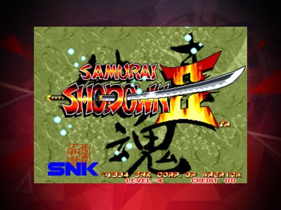 SAMURAI SHODOWN II ACA NEOGEO game screenshot
