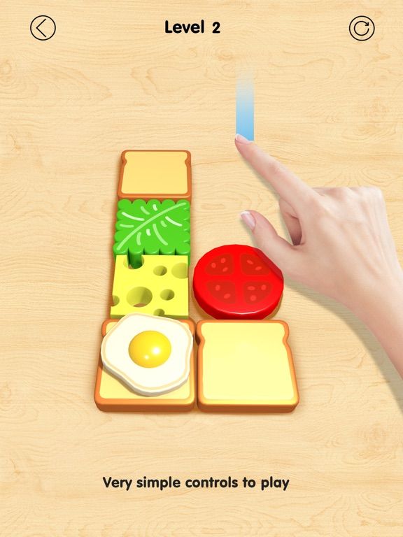 Sandwich Make: Bread Wrap Up App Screenshot