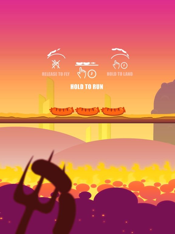 Sausage Slide game screenshot