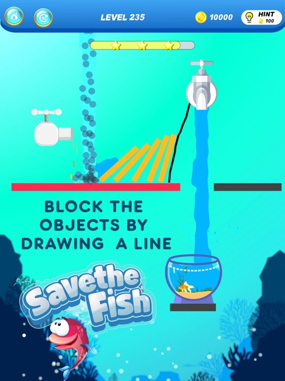 Save The Fish game screenshot