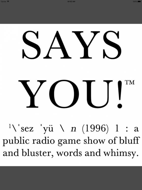 Says You! App Screenshot
